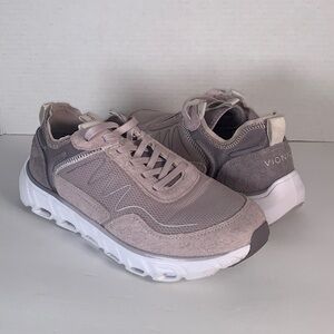 Vionic Vio-Flex Suede & Mesh Sneakers - Nimble Lilac Size 8